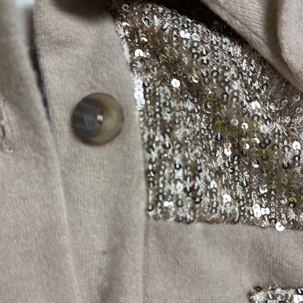 NWT The Sparkle Sequin Klia Button Down Top - Picture 5 of 5